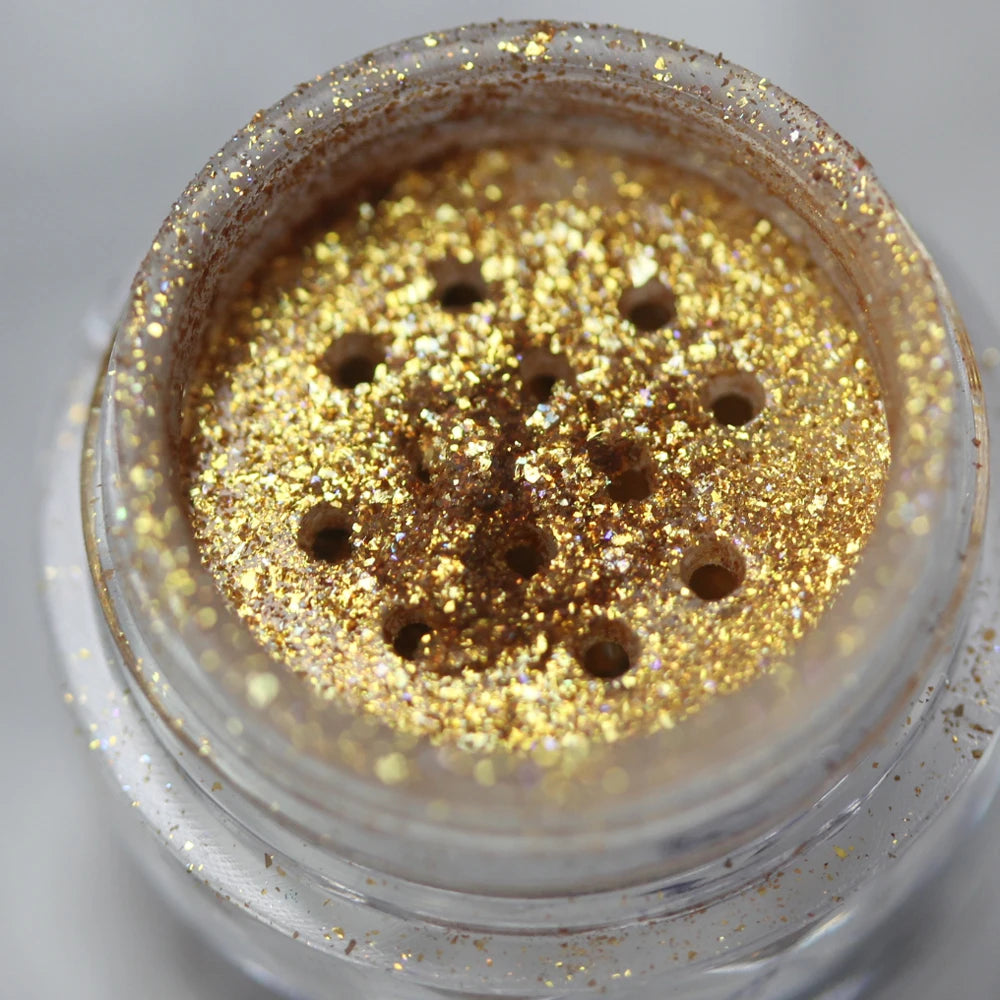 Cosmetic Beautiful Multichrome Loose Face Sparkly Diamond Pigment Powder Dust Safe for Eyeshadow Makeup Body Lipgloss Nail Art