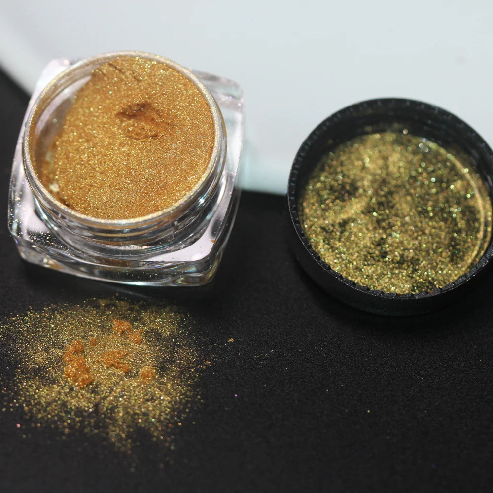 100colors Cosmetic Diamond Highlighter Pigment Eyes Loose Powder Makeup Pearlescent Shiny Eyeshadow Lipgloss Resin Craft DIY