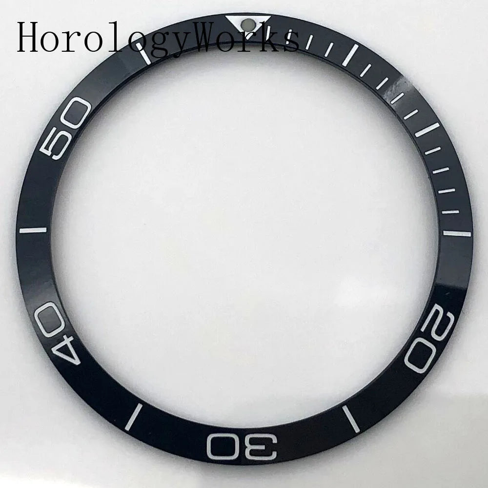 39mm Ceramic Bezel Watch Parts Fit 41mm Automatic Mechanical Watches Black Blue Green