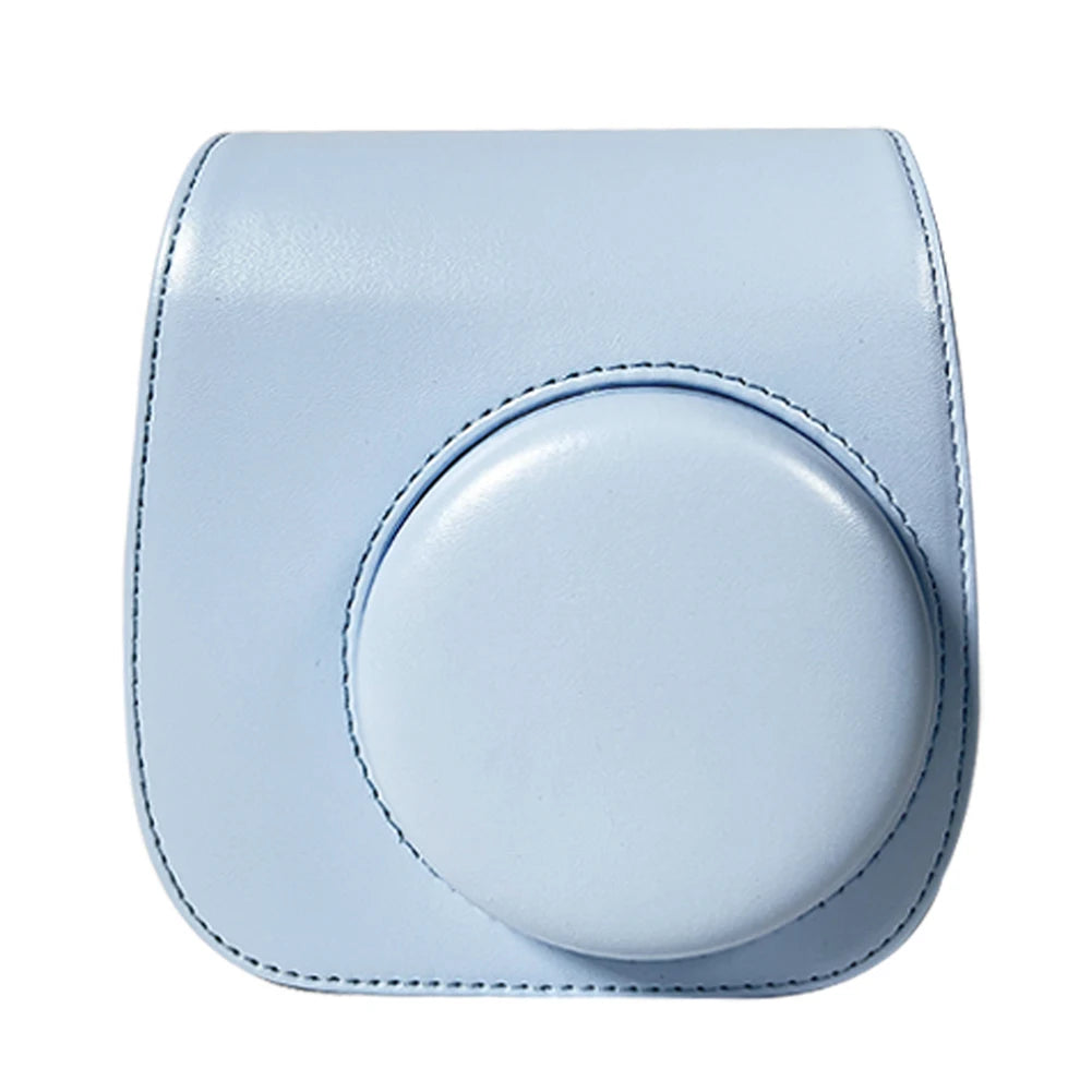 Retro Instant Camera Protective Case Camera Shoulder Bag PU Leather Lightweight Accessories for Fujifilm Instax Mini 12/11/9/8
