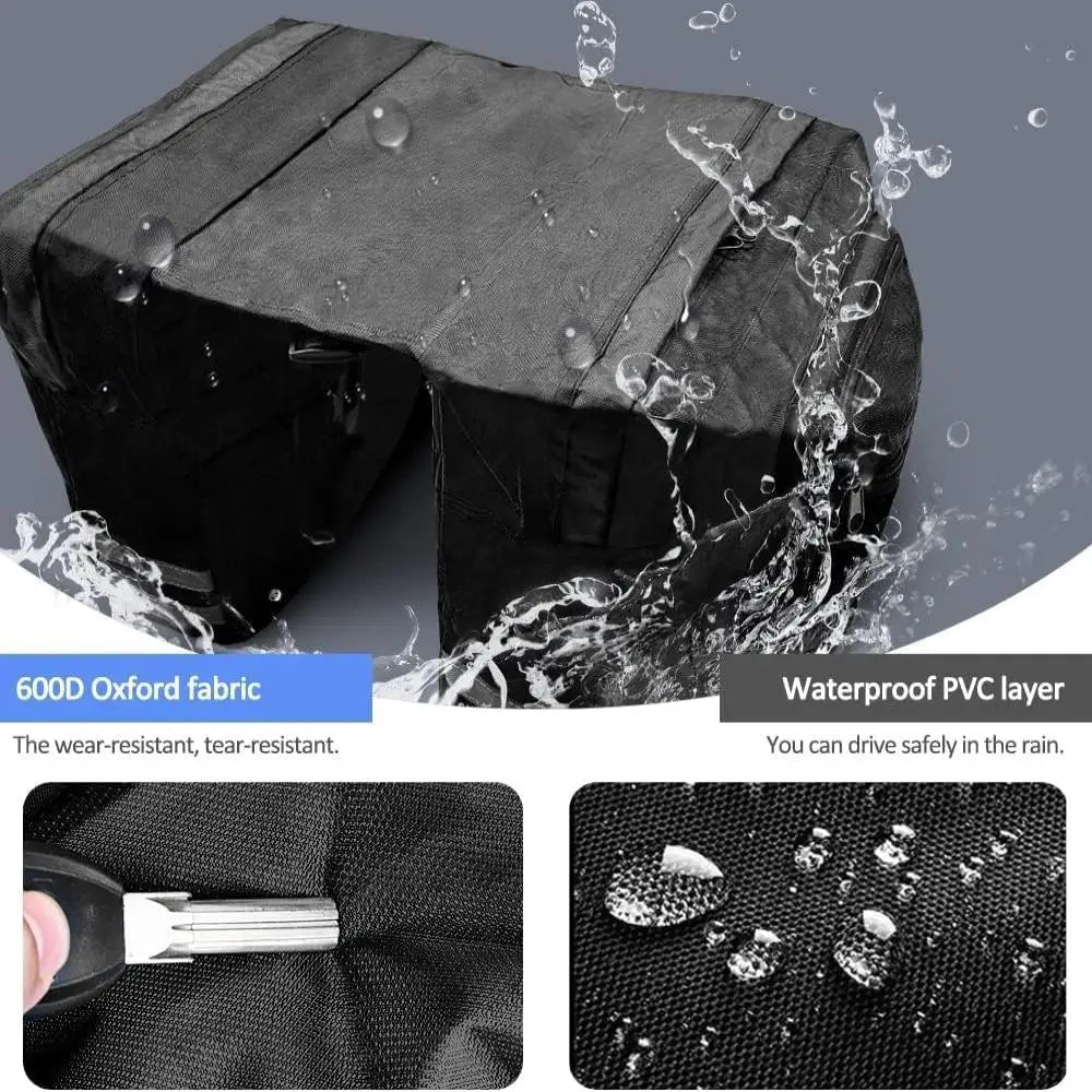 DOMEN Bicycle Rear Seat Bag Large Capacity Waterproof Double Side Pannier Bag Bicycle Rear Seat Tail Bag Bike Accessories