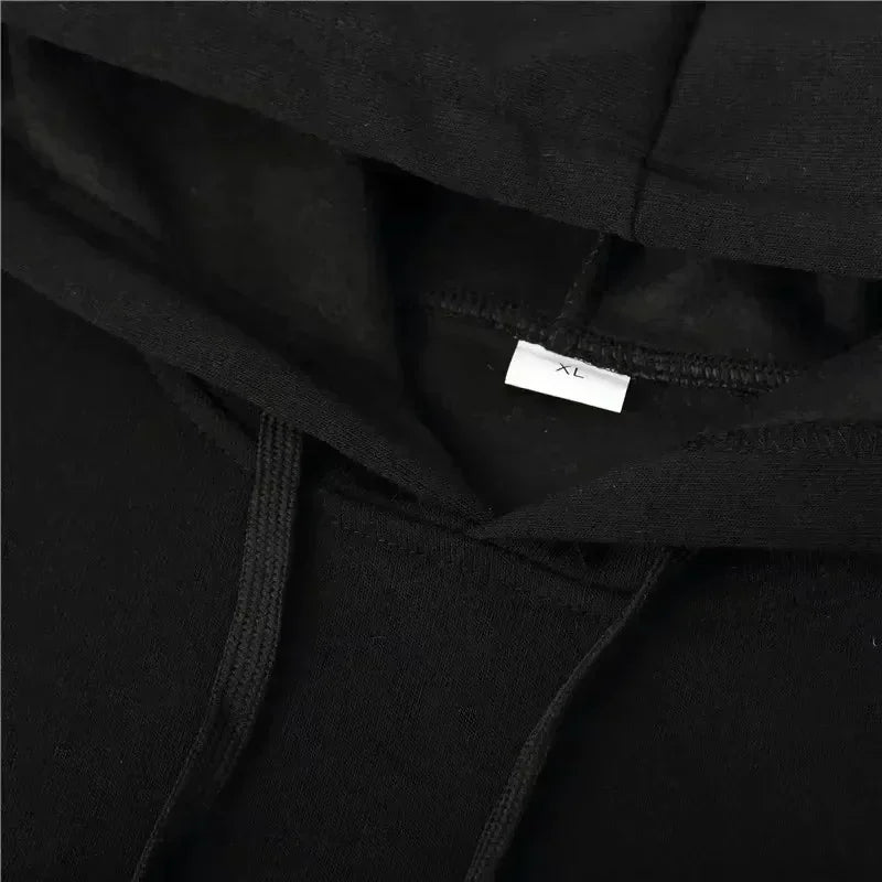 Norway Autumn winter models Men's Fleece windproof Warm 100%Cotton Oversized Hoodie Outdoor Commuter Men's High Elastic top