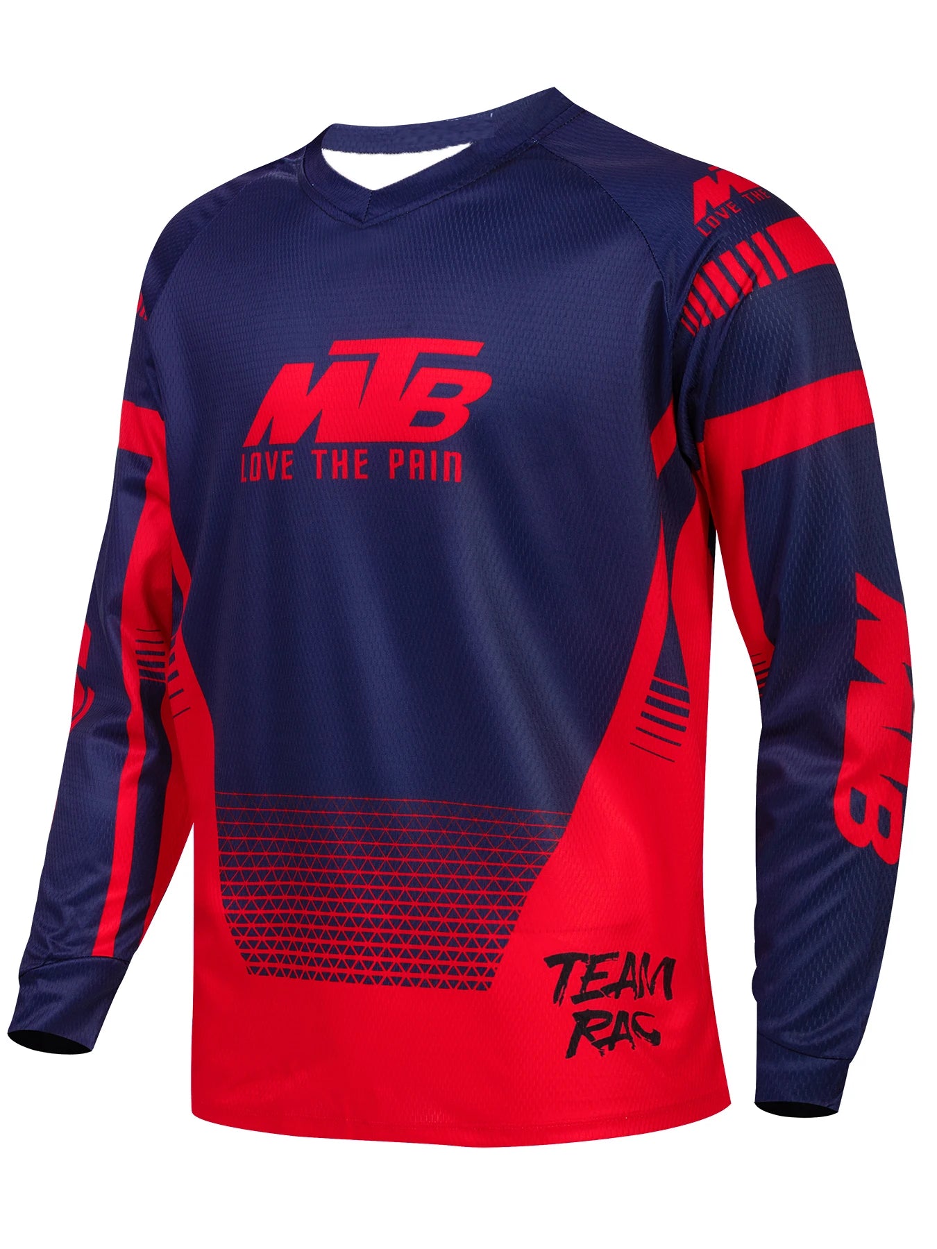 Men Breathable Enduro Mtb Motocross Mountain Bike Jersey Cycling Top off Road Riding Quick Dry Sports Wear Cycling Top
