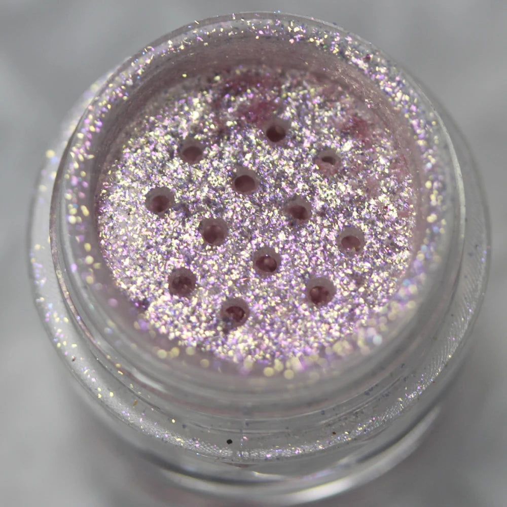 Cosmetic Beautiful Multichrome Loose Face Sparkly Diamond Pigment Powder Dust Safe for Eyeshadow Makeup Body Lipgloss Nail Art