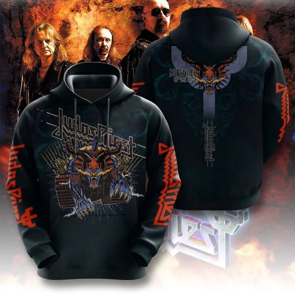 Hot Rock Judas Priest Band 3d Print Hoodie Men Women Fashion Hip Hop Hoodie Sweatshirt Women Sweats Men Clothes Unisex Tracksuit