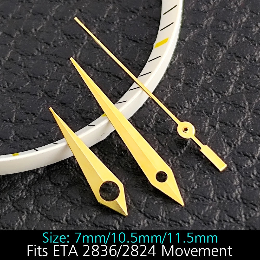 High Quality ETA-Series Hands Green Super Luminous Fits ETA 2824 2892 2836 2834 Movement Watch Accessories Watches For Men