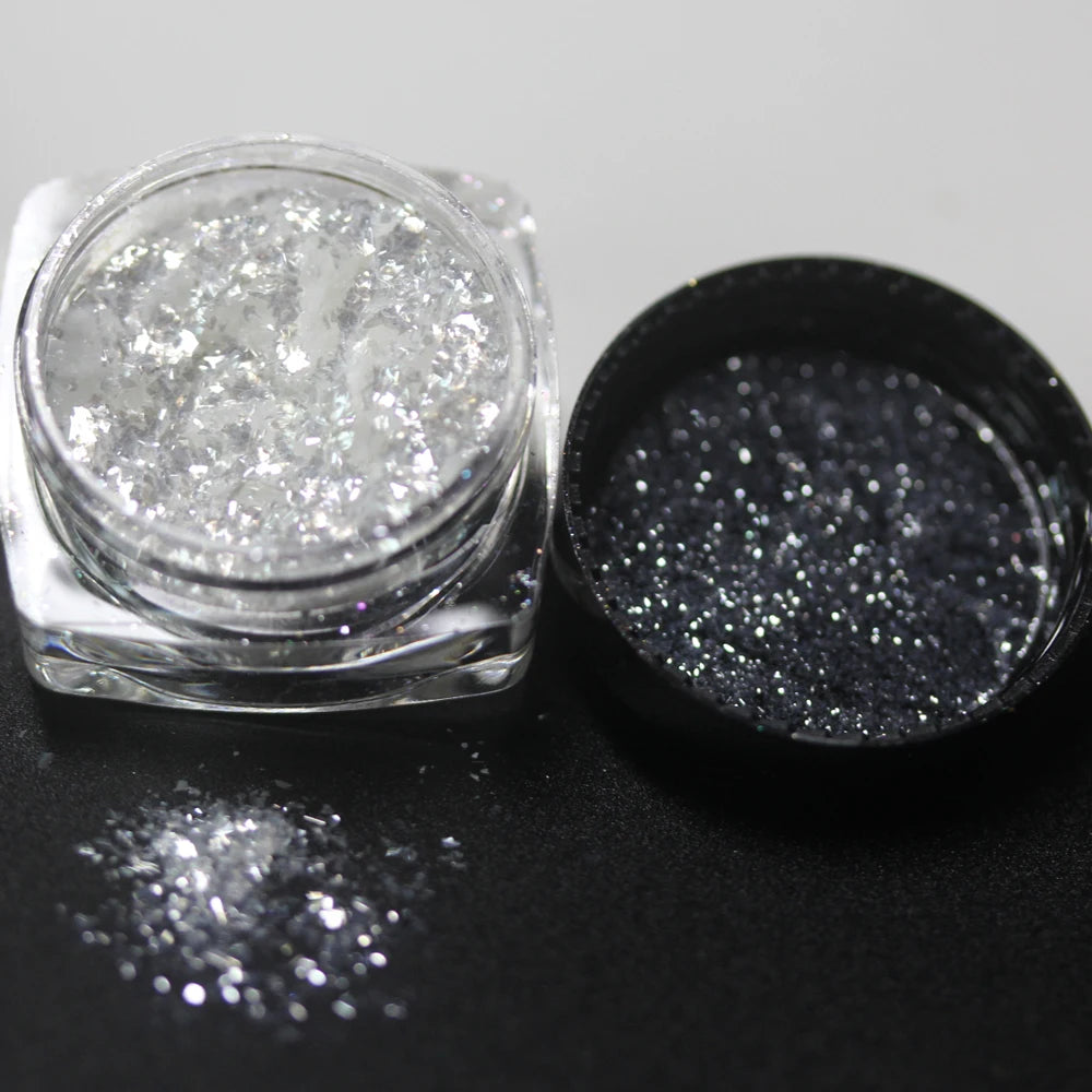 100colors Cosmetic Diamond Highlighter Pigment Eyes Loose Powder Makeup Pearlescent Shiny Eyeshadow Lipgloss Resin Craft DIY