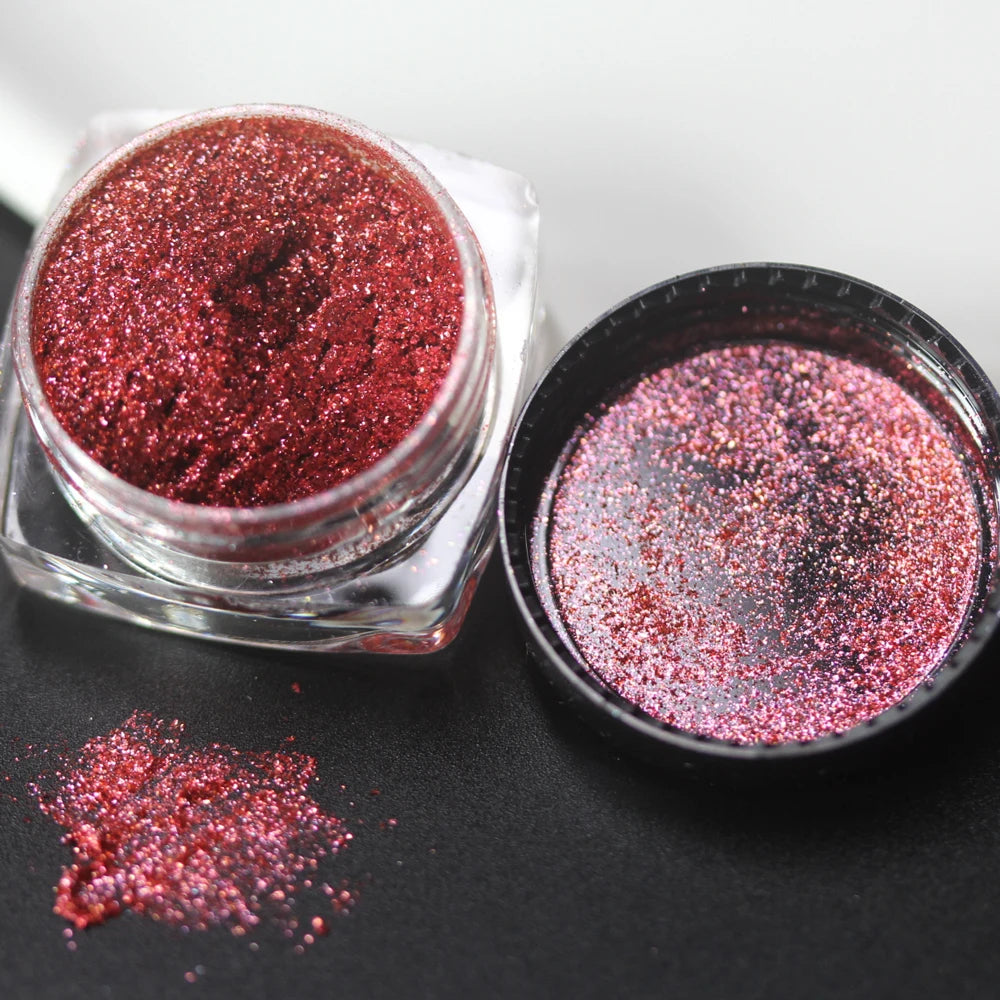 100colors Cosmetic Diamond Highlighter Pigment Eyes Loose Powder Makeup Pearlescent Shiny Eyeshadow Lipgloss Resin Craft DIY