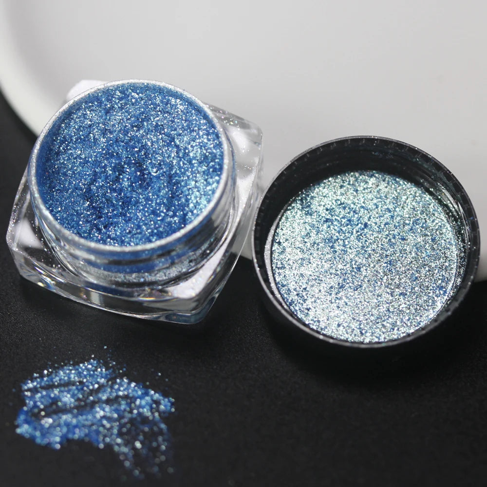 100colors Cosmetic Diamond Highlighter Pigment Eyes Loose Powder Makeup Pearlescent Shiny Eyeshadow Lipgloss Resin Craft DIY