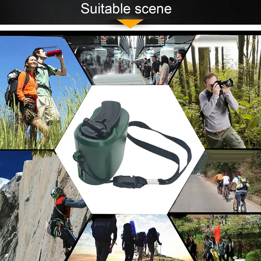 Portable Outdoor Power Bank Power Crank Dynamo Emergency Charger Manual Charger Phone Charging