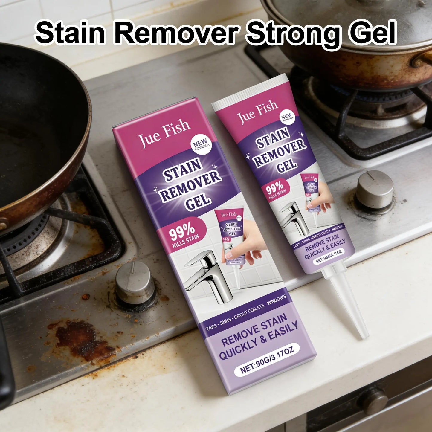 Remover Gel Strong Stain Remover Crevice Cleaner Bathroom Deep Penetration Household Multi Effect Cleaning Gel Stain Durable