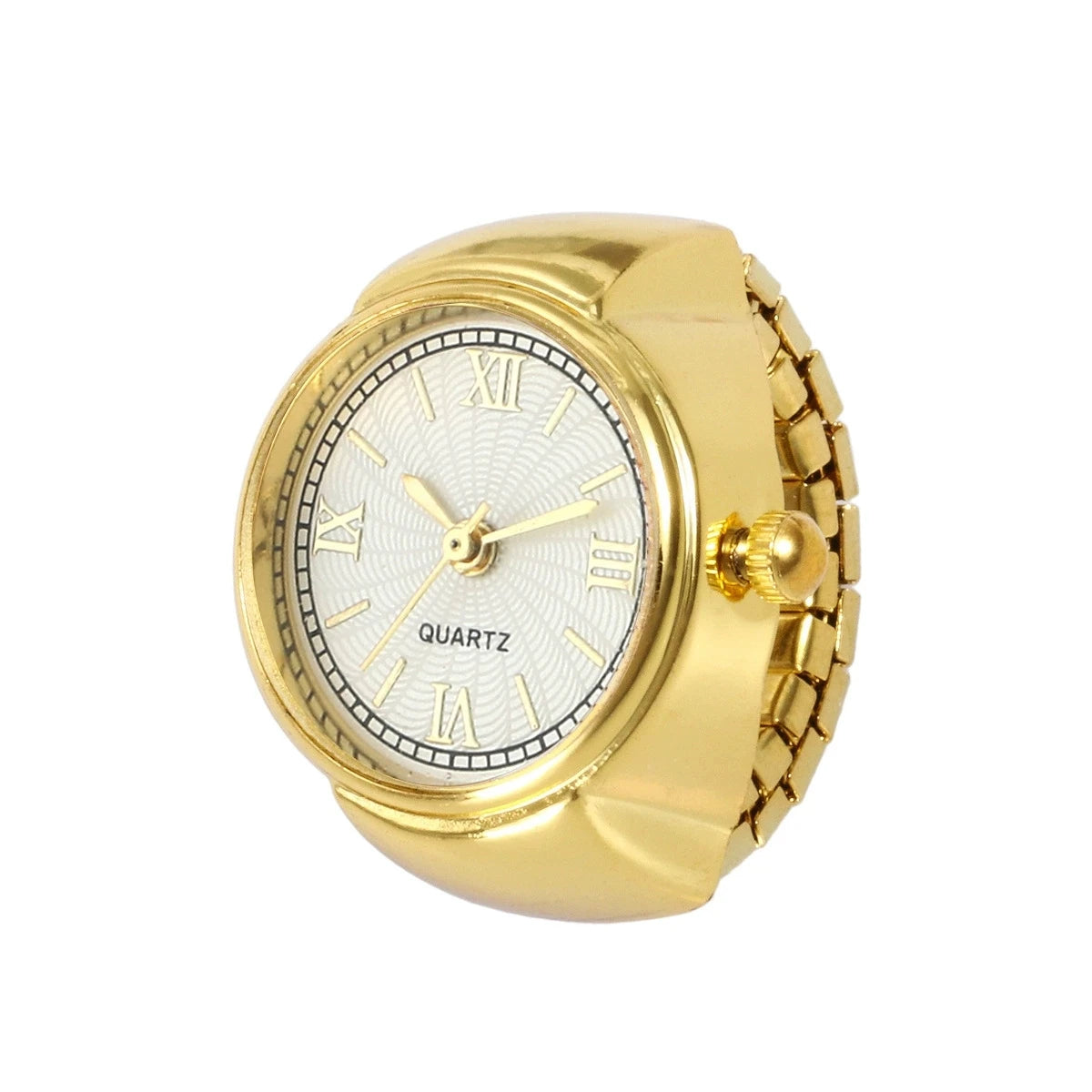 RetroGem New Fashion Personality Ring Watches Adjustable  Women's Party Banquet Jewelry Finger Accessories Rings Gifts for Women