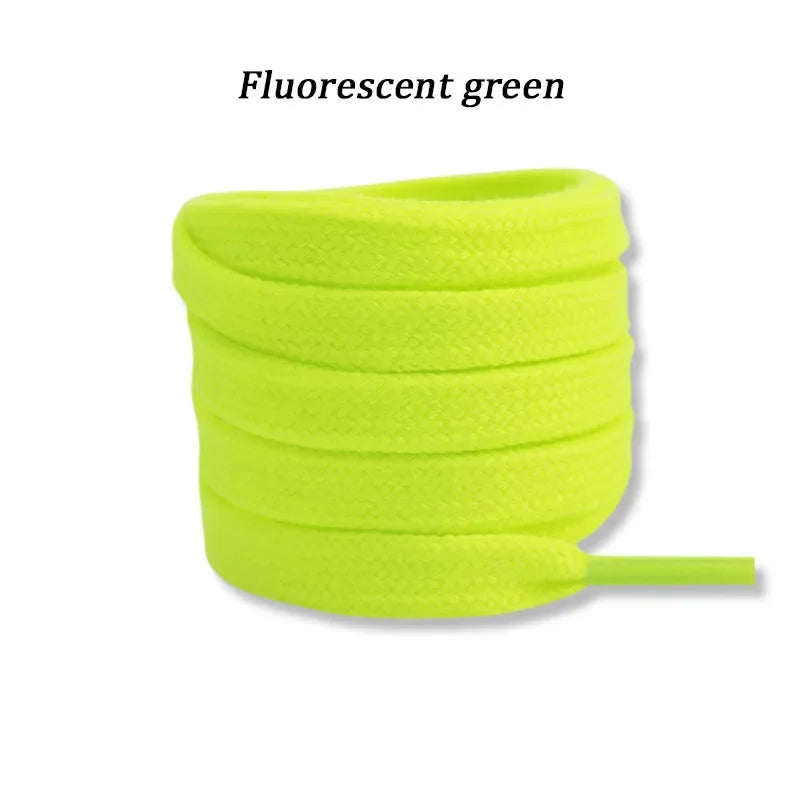 New Flat Cotton Shoelaces for Sneakers AF1 AJ1 Shoelace High-top Canvas Casual Shoe Laces No Elasticity Shoestrings Men Women