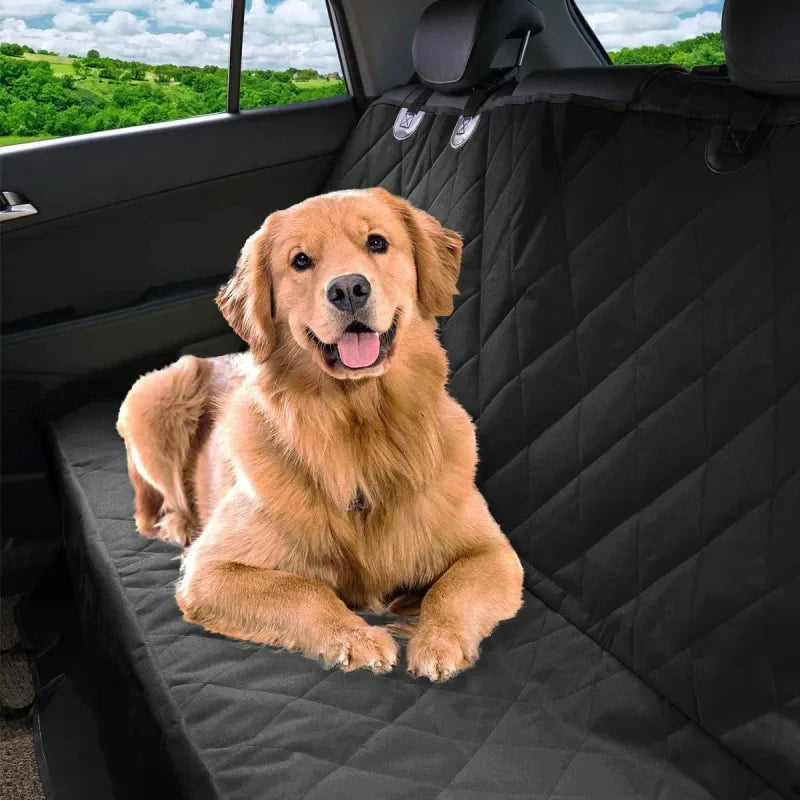 Waterproof Pet Dog Car Seat Cover for Back Seat Auto Rear Protector Mat Nonslip Universal Safety for Outing Travel Use