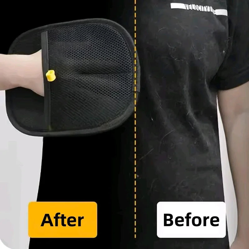 Pet Hair Remover Glove Double Sided Grooming Gloves Cat Dog Fur Cleaner Magic Shedding Mitt Reusable Lint Removal Pet Tool