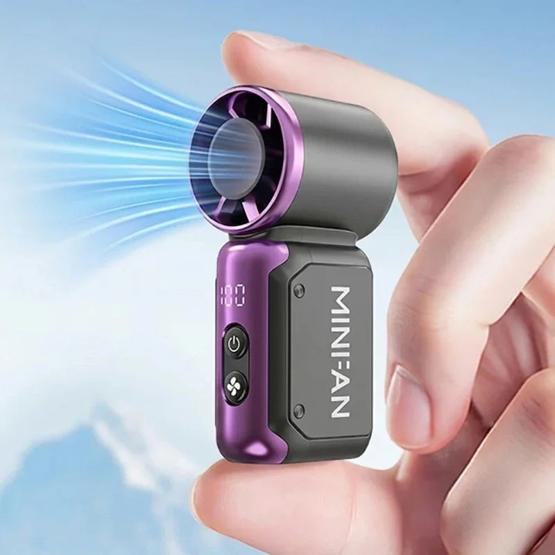 Portable Mini Fan, Small Handheld Fan Electric Fan, USB Charging Portable Pocket Fan, Suitable for Outdoor, Travel, and Office