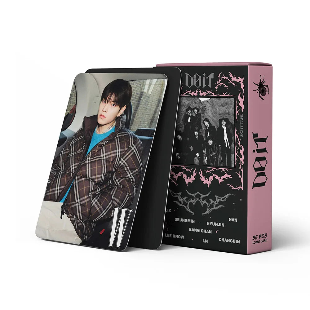 2026 55PCS KPOP new Stray Kids SKZOO pop music group DO IT new album fan collection photo card LOMO card gift