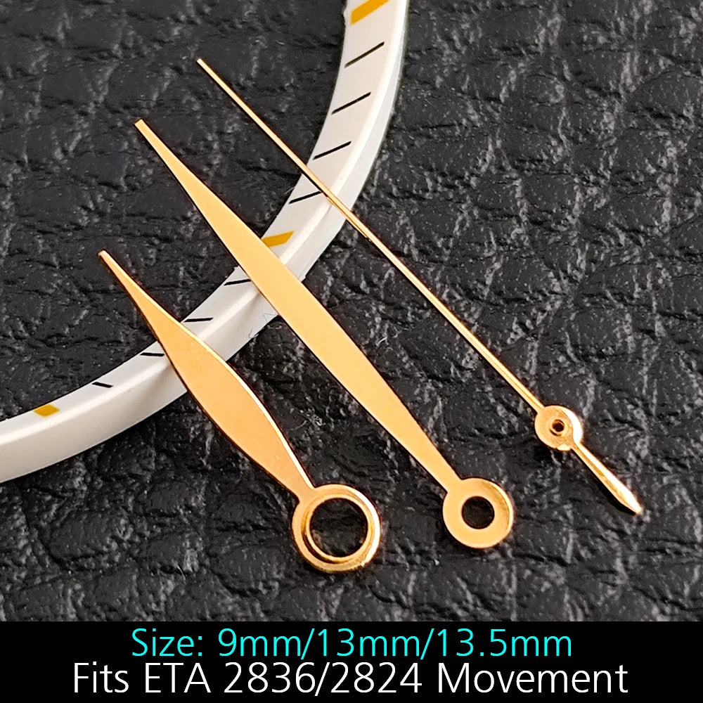 High Quality ETA-Series Hands Green Super Luminous Fits ETA 2824 2892 2836 2834 Movement Watch Accessories Watches For Men