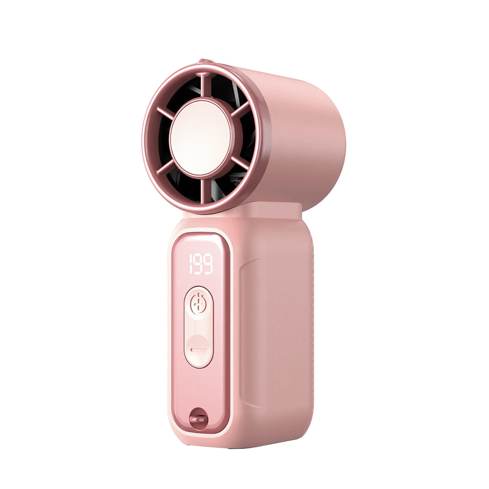 Portable Mini Handheld Fan USB Rechargeable Pocket Small Fan Mini Personal Hand Fan Air Cooler Portable Fan for Outdoor Travel