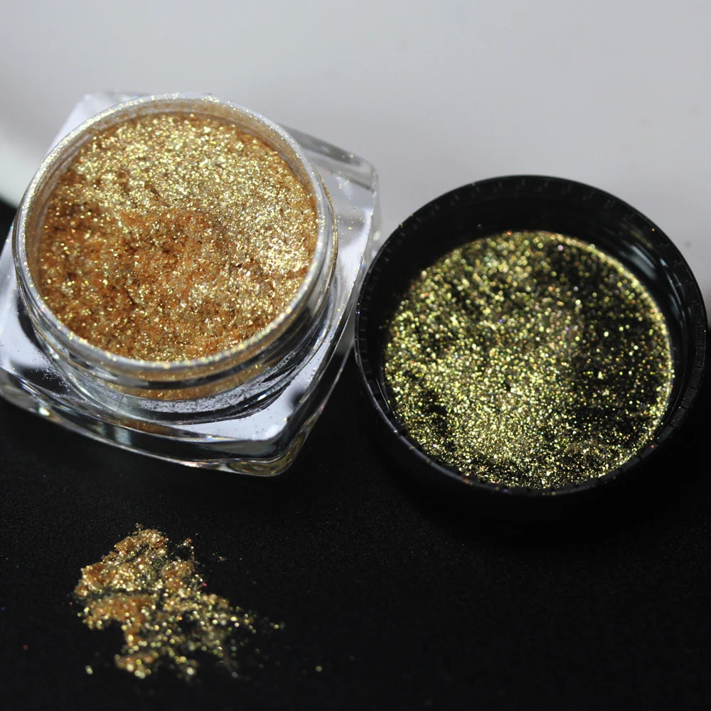 100colors Cosmetic Diamond Highlighter Pigment Eyes Loose Powder Makeup Pearlescent Shiny Eyeshadow Lipgloss Resin Craft DIY