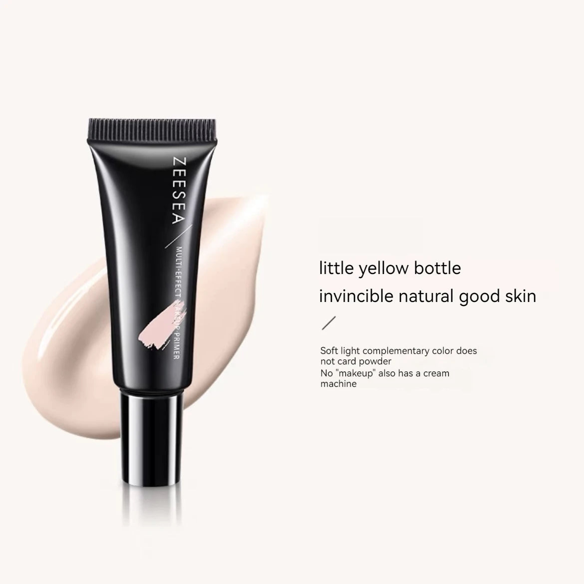 ZEESEA 3in1 Primer Concealer BB Cream Makeup Base Natural Liquid Foundatio Longlasting Invisible Pores Whitening Grooming