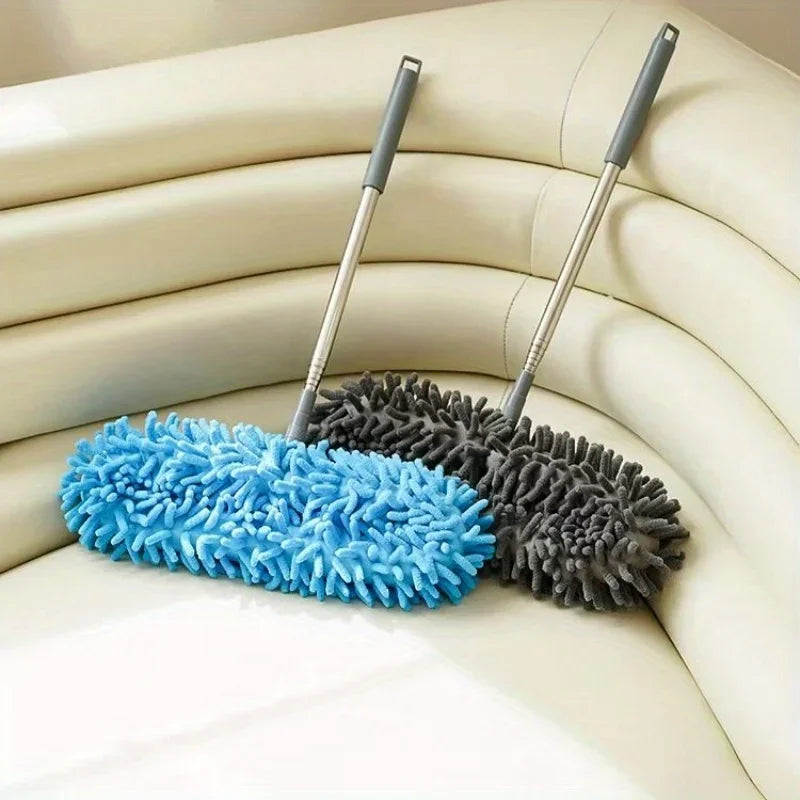 Chenille Duster Retractable High Altitude Cleaning Brush Flexible Ceiling Fan Dust Remover for Home Wall Roof Household Cleaning