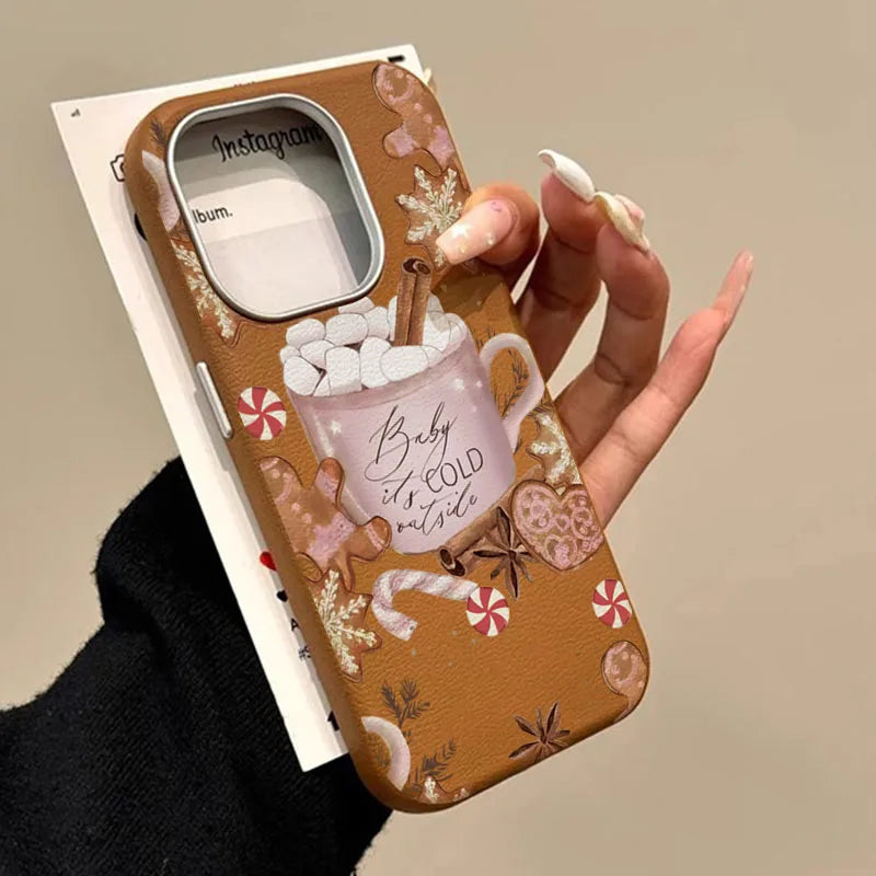 Christmas Winter-Themed Coffee Design Phone Case For Xiaomi 14T Cases Xiaomi 14T Pro 13T 13T Pro Mi 11 Lite 5G Soft TPU Cover