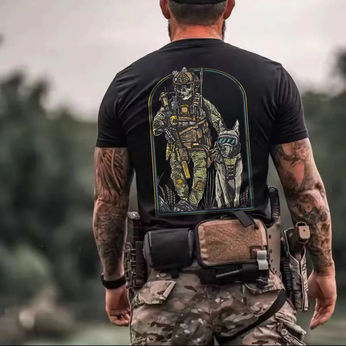 Hardman Club Military Style Recon Trooper Summer New Model Outdoor Sports T-Shirt Casual Short Sleeve