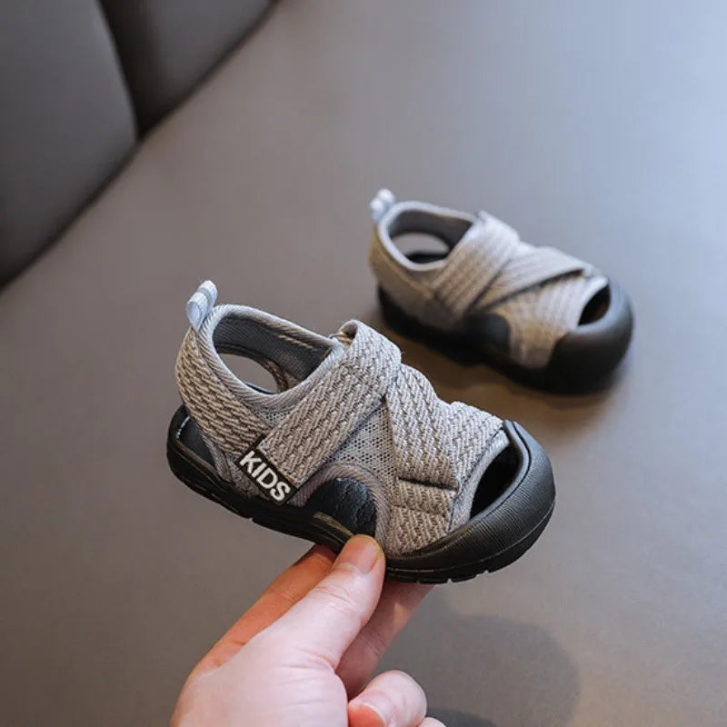 Boy Sandals 2026summer New Baby Walking Shoes Soft Sole Girls' Sandals Mesh Shoes Children's Sandals Versatile Children's Shoes