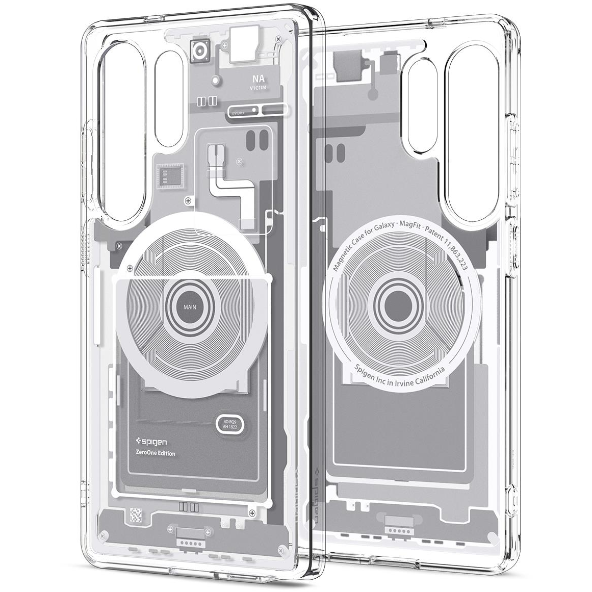 Spigen Ultra Hybrid MagSafe Zero One White Samsung Galaxy S 2025 Ultra tok