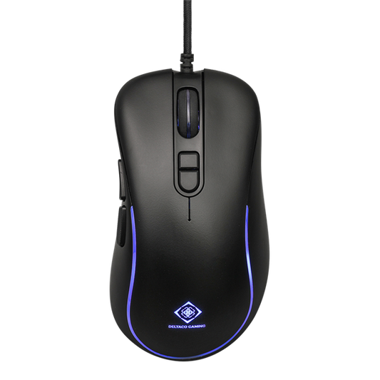 DELTACO GAMING DM120 Vezetékes Gaming Egér 3200 DPI, RGB LED