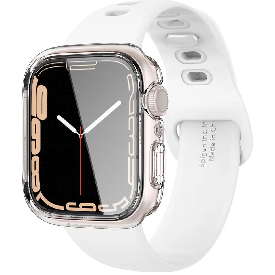 Puzdro s krytom obrazovky Spigen Ultra Hybrid pre Apple Watch 7 / 8 / 9 (41 (ACS04613)