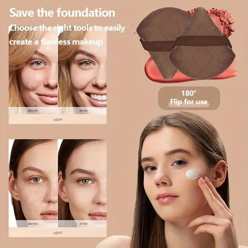 55Pcs Brown Makeup Brushes Set Professional Makeup Kit Multi-Functional Makeup Tool Set with Case Facial Makeup Accessories, Foundation Makeup Brush Kit Eye and Face Make up Brushes & Tools
