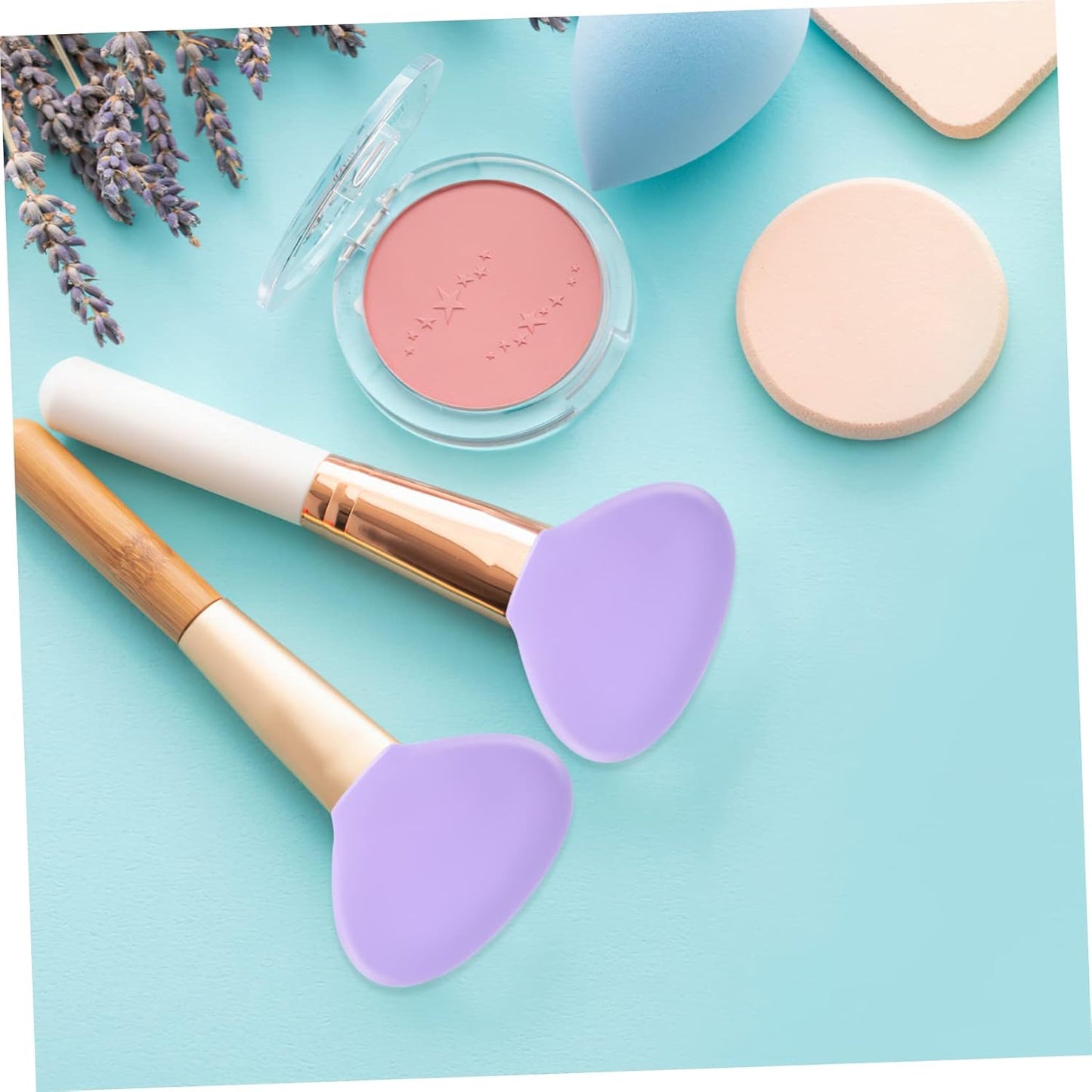 Silicone Makeup Brush Reusable Protector for Makeup Brush Storage Organizer Convenient Travel Holder and Reducing Wear Easy to Clean