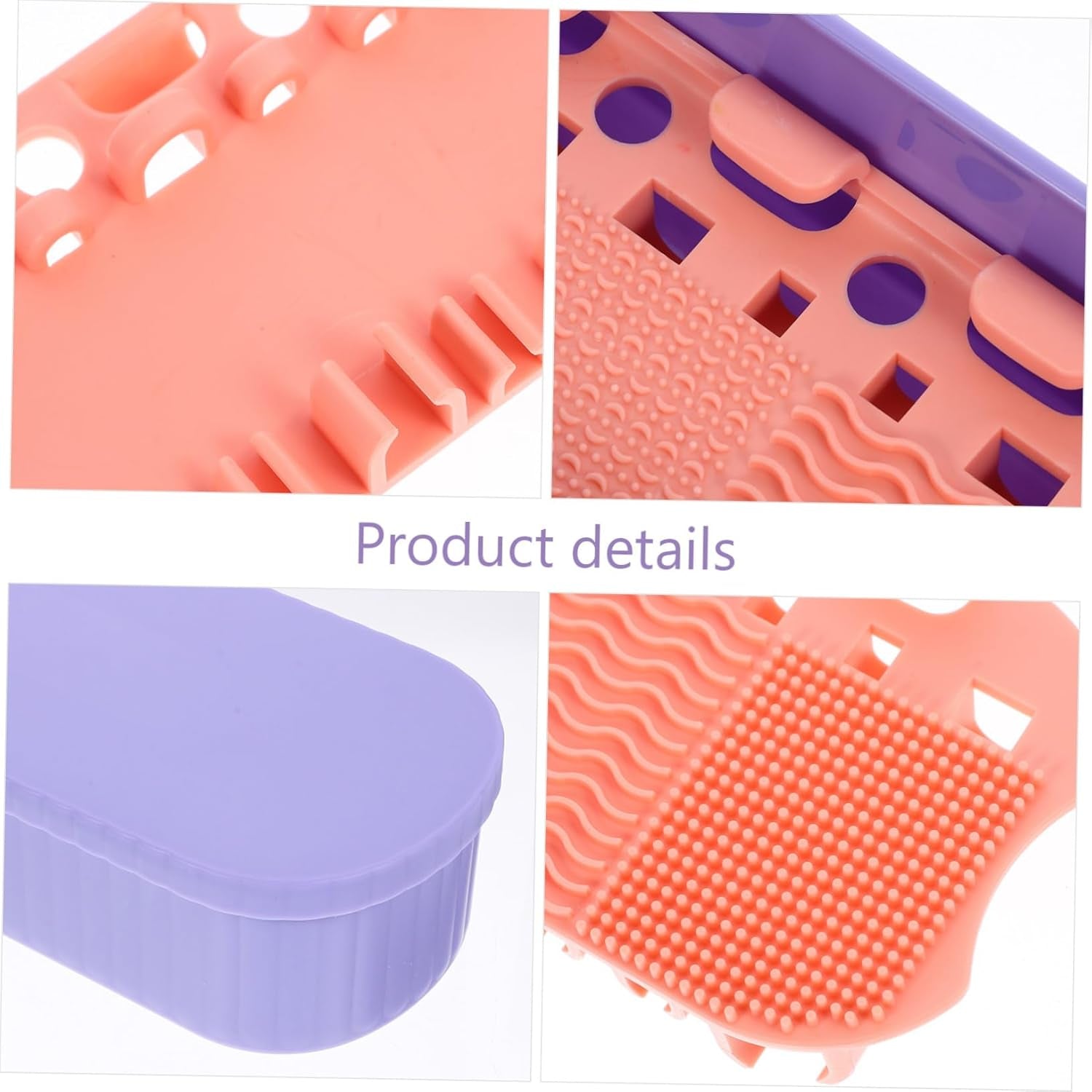 Makeup Brush Cleaning Box Portable Makeup Brush Drying Holder for to Clean and Organize Compact Design for Women