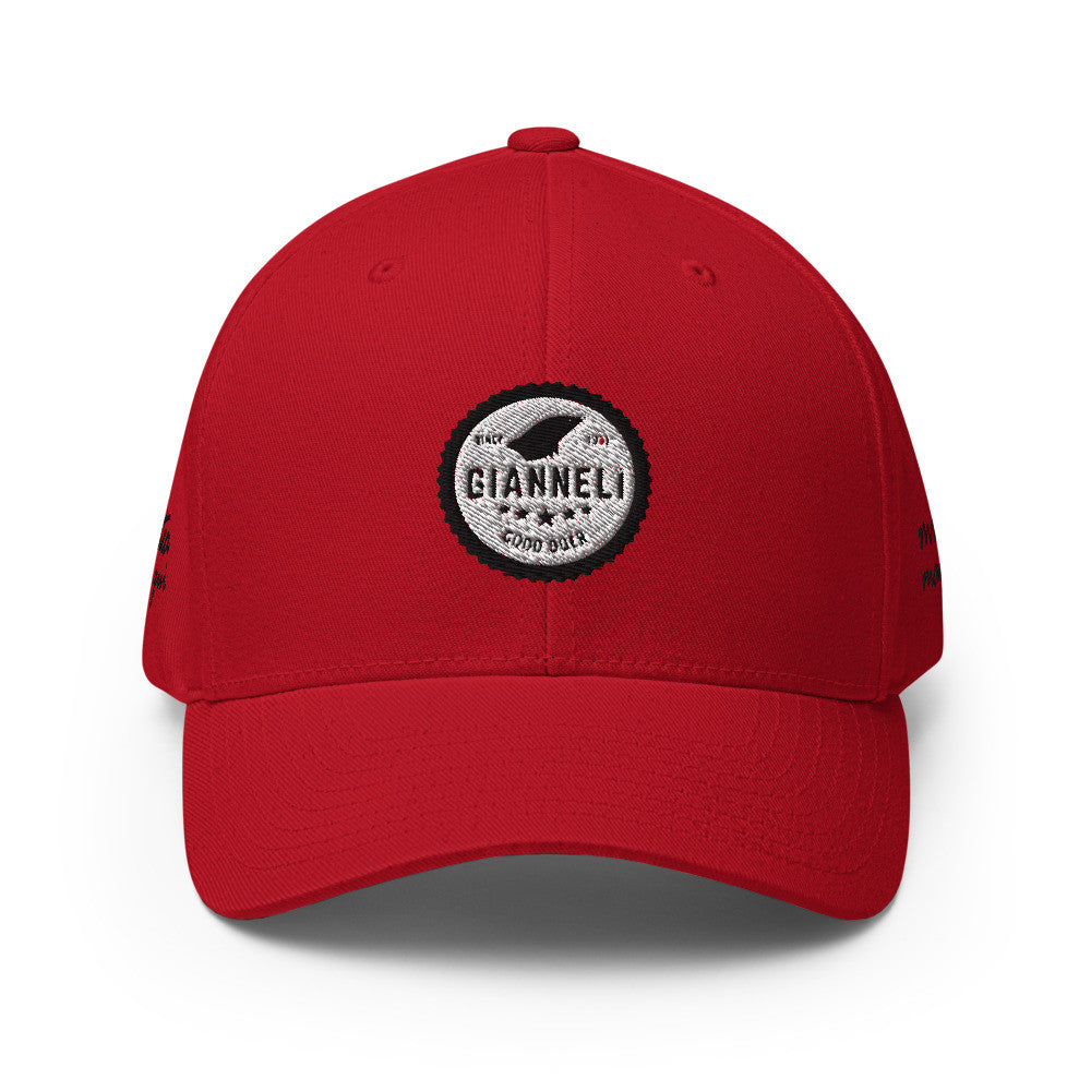 Vieni Qui Closed Back Structured Cap by Gianneli